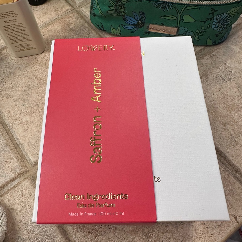 Lovery Saffron + Amber Eau de Parfum Set 100ml + 10ml Travel Spray NIB